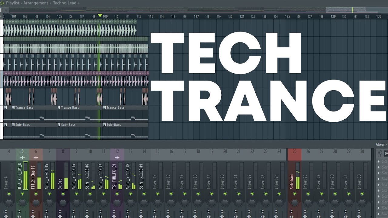 How to Make TECH TRANCE!! - FL Studio Tutorial (+FREE FLP)
