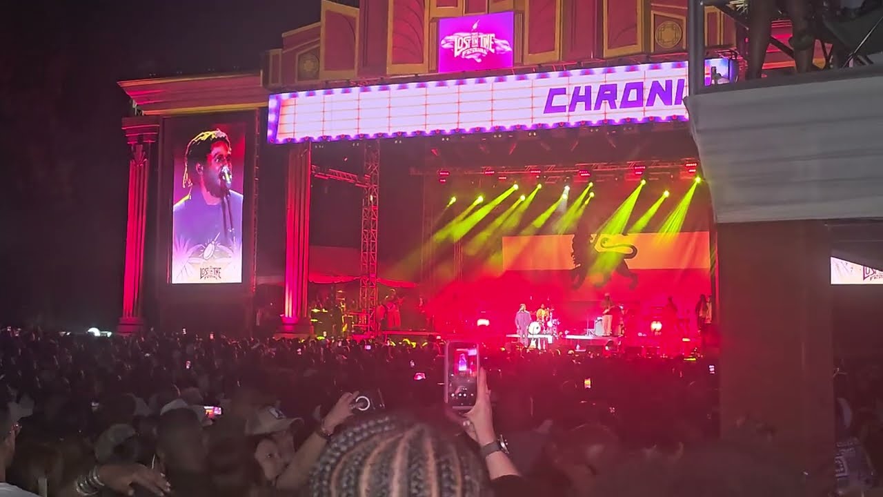 CHRONIXX Performanced Live @The Lost in The Time Festival @ HopeGardens Kingston Jamaica. 