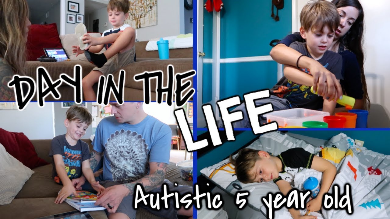 DAY IN THE LIFE OF MY AUTISTIC 5 YEAR OLD | NON-VERBAL AUTISM