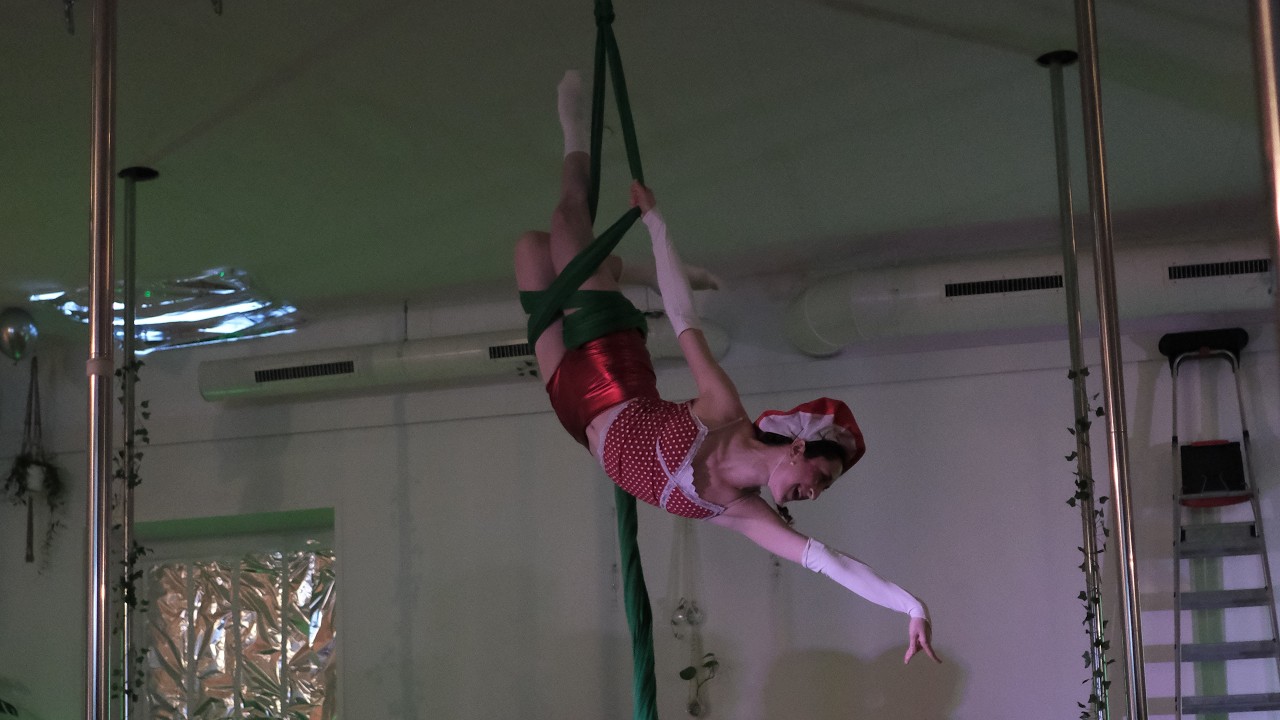 Sporeplay - Aerial Silks Performance to Wondrous Place by Drug Store Romeos