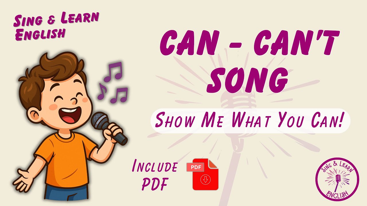 Can - Can’t Song | Show Me What You Can! | Fun English Song for Kids #EnglishSongs #KidsLearning
