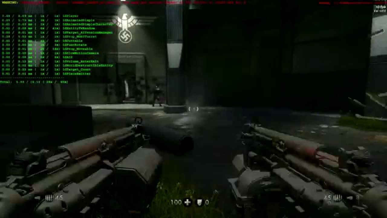 Wolfenstein The New Order - Developers Menu