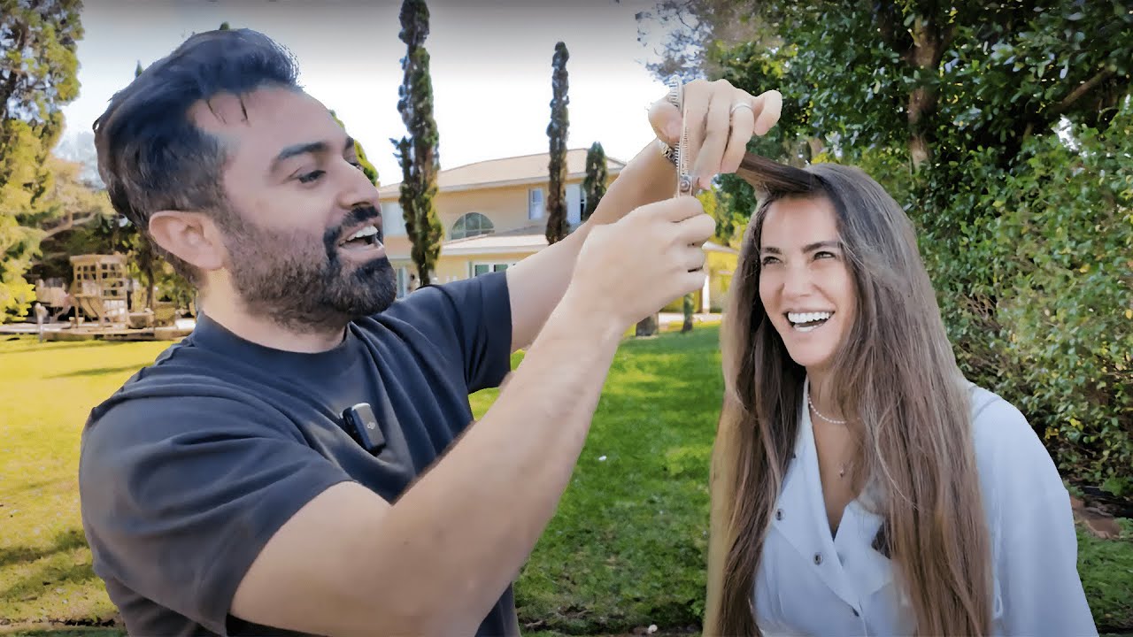 SAÇLARA FISILDAYAN ADAM Saçlarımı Kesti! @Ahmet Cobain