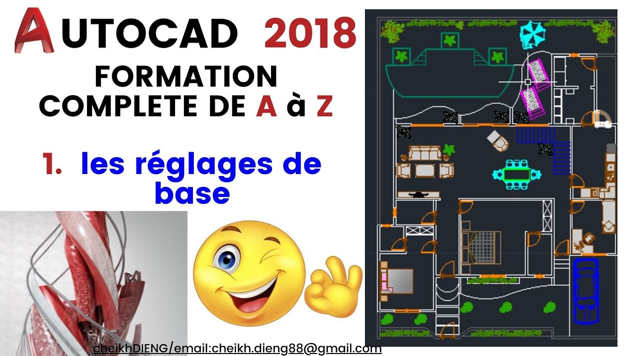 Formation AutoCad Leçon1 : Maitriser les réglages de base (TUTO pour débutant)