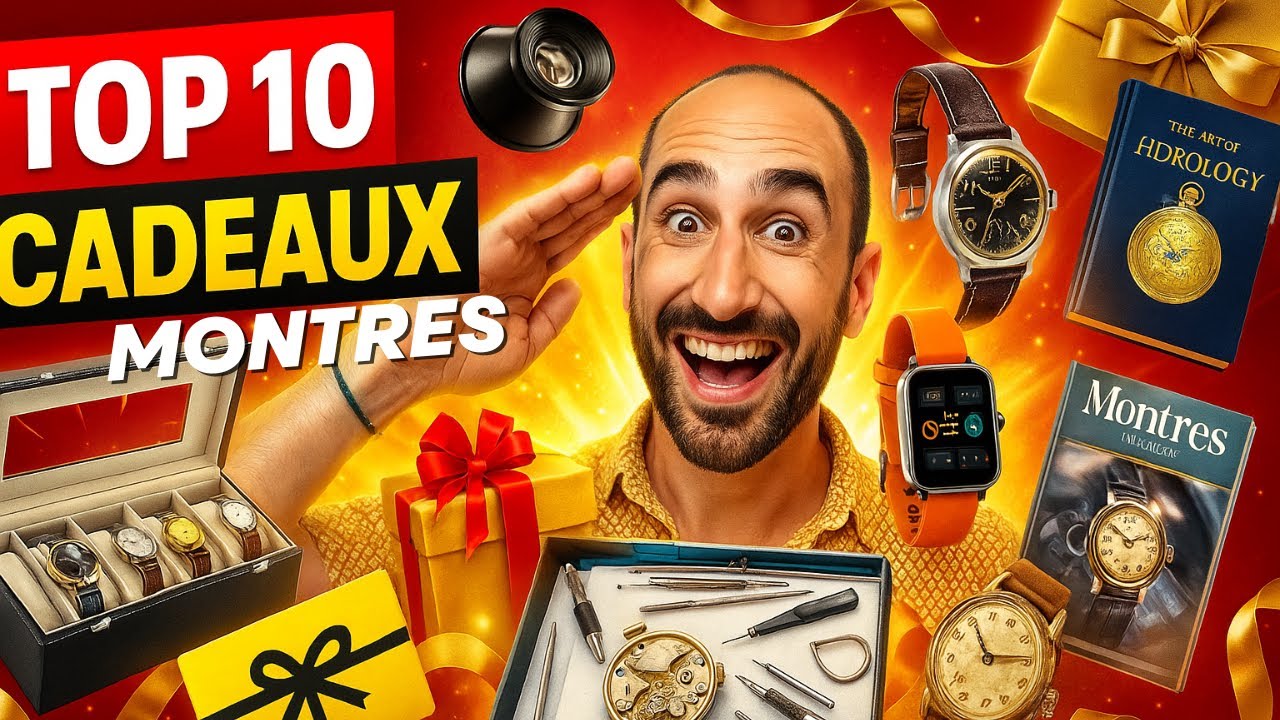 Top 10 des idées cadeaux pour un homme passionné de montre