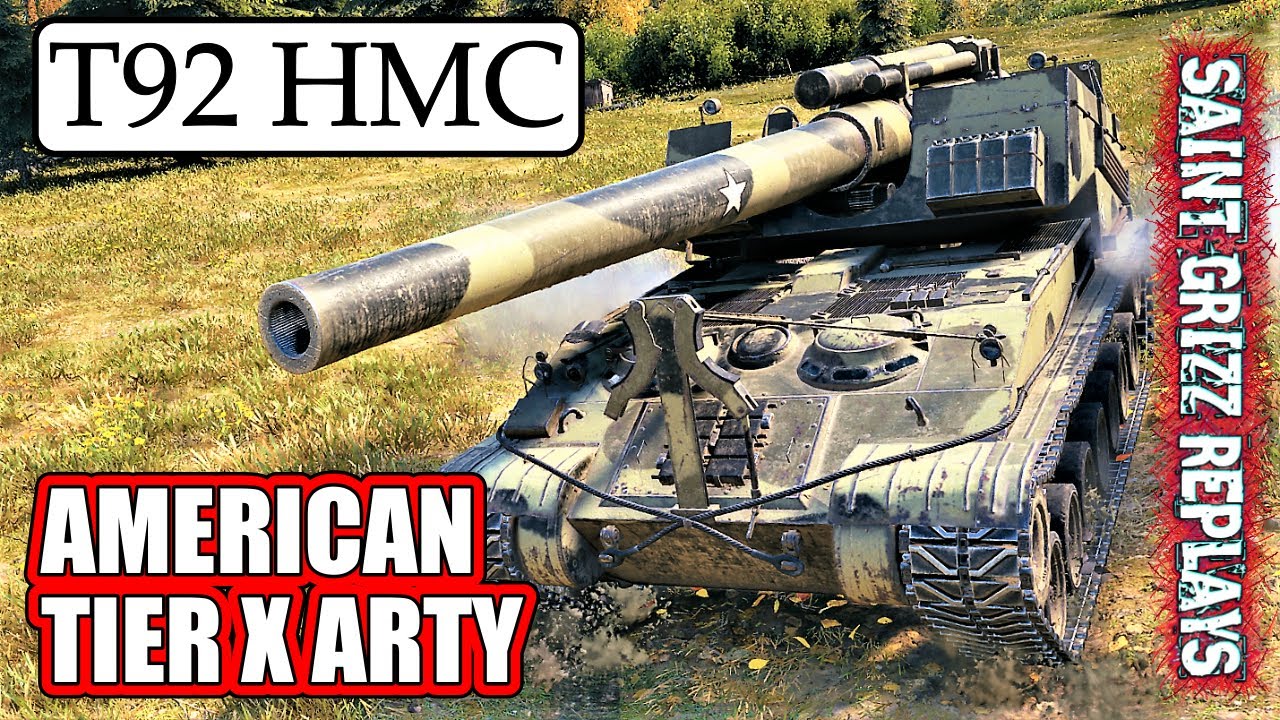 WoT T92 HMC Gameplay &diams; Skilled 5k Dmg &diams; SPG Arty Review