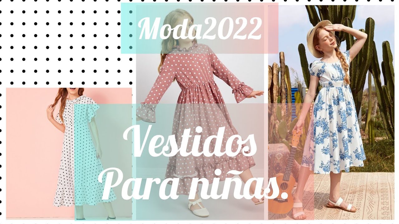 Moda2022* Vestidos sencillos para niñas* luce bonita con estos atuendos para este año 2021 y 2022.