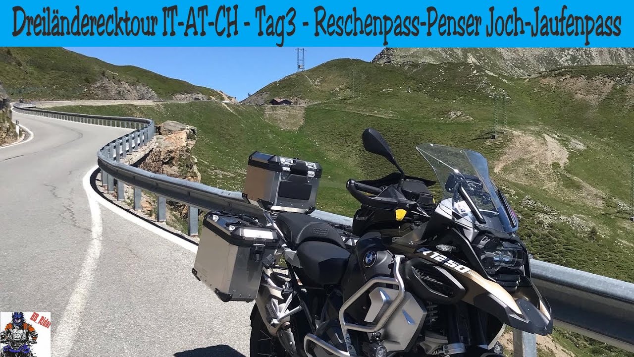 Alpentour 2022 I Dreiländerecktour IT AT CH | Tag 3/5 Reschenpass-Penser Joch-Jaufenpass in 4K