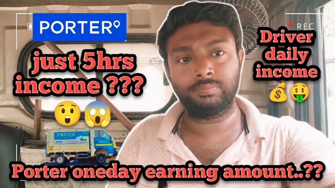 Porter 5hrs income/porter 1day earning/Porter daily earning 🤑/porter savari/porter tata ace earning👌
