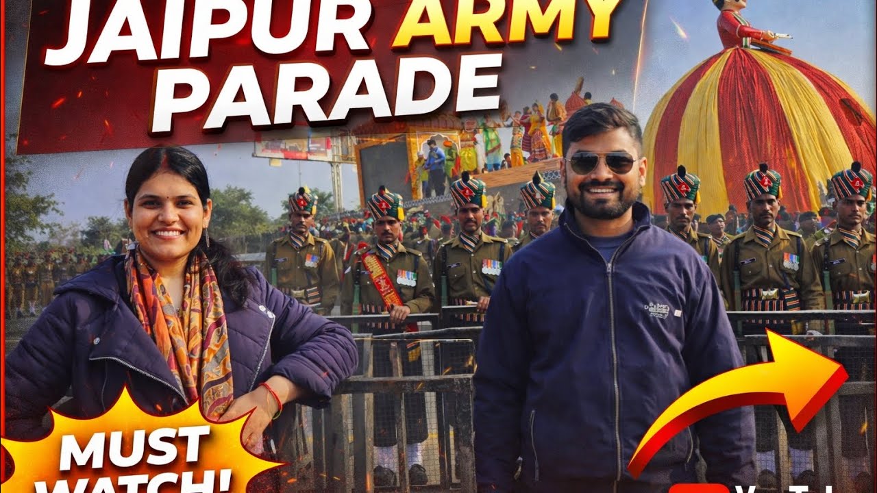 Jaipur Army Parade Sunday Vlog