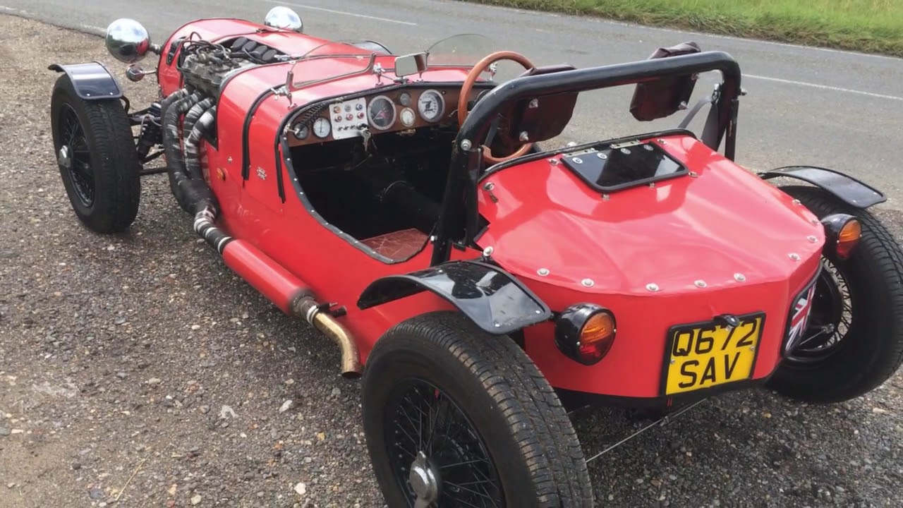 Home built scratch car using a motorcycle engine (ZZR 1100)