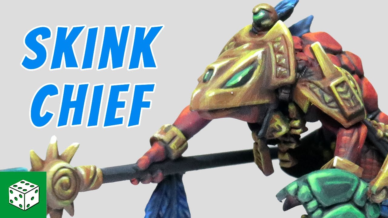 Kitbashing a Plastic Skink Chief