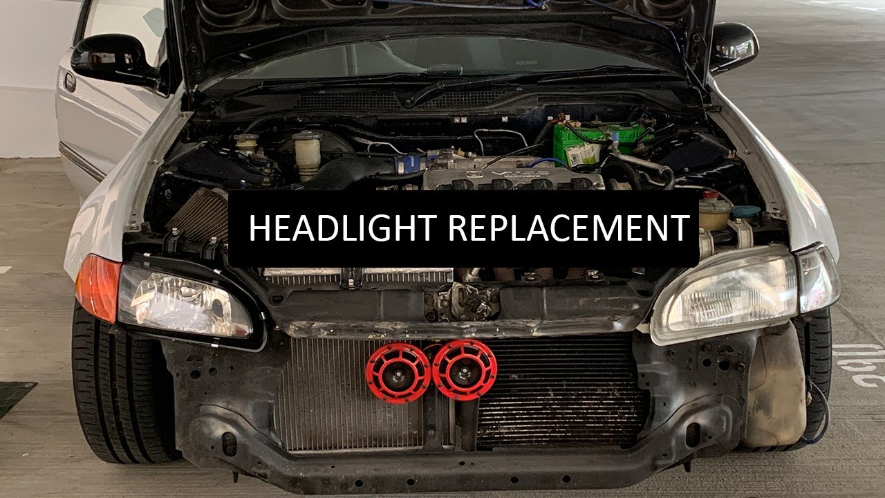 EG Civic headlight replacement