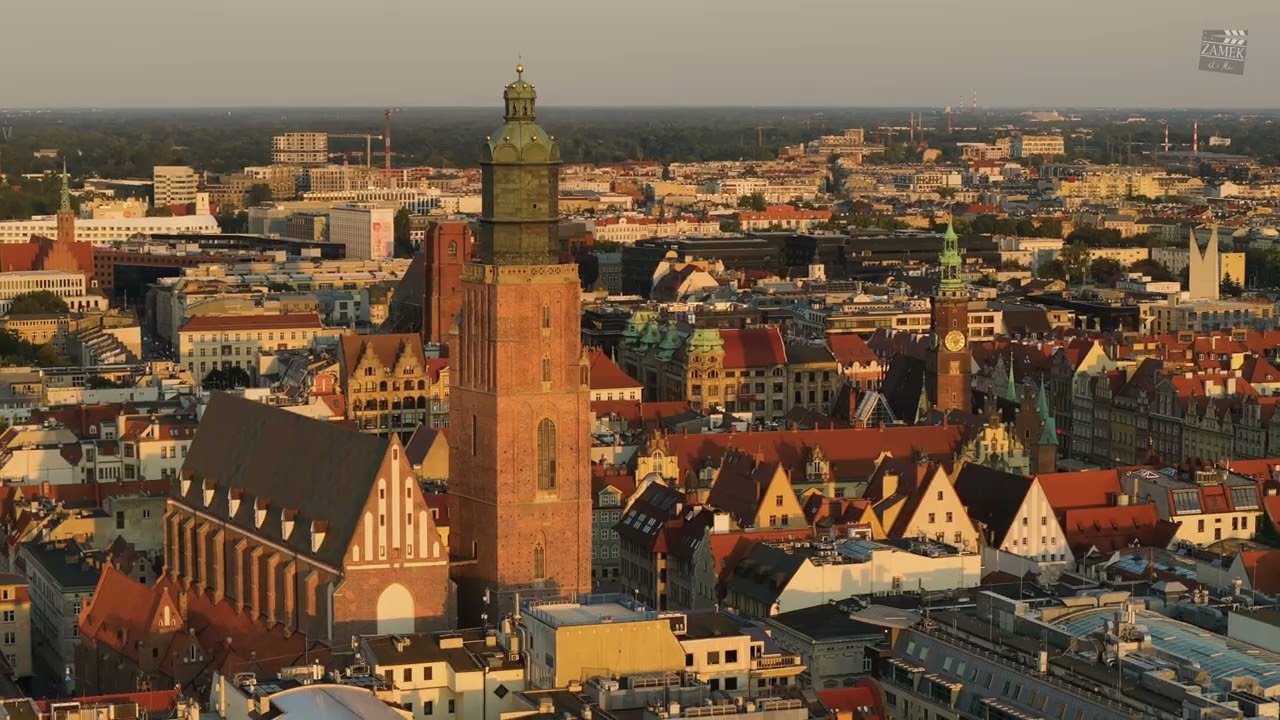 🇵🇱 WROCŁAW — historyczne wyspy i stare miasto #wrocław #drone #polska