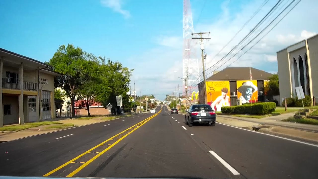 Road Trip #039 - LA-73 / Jefferson Highway - Downtown Baton Rouge to Highland Rd
