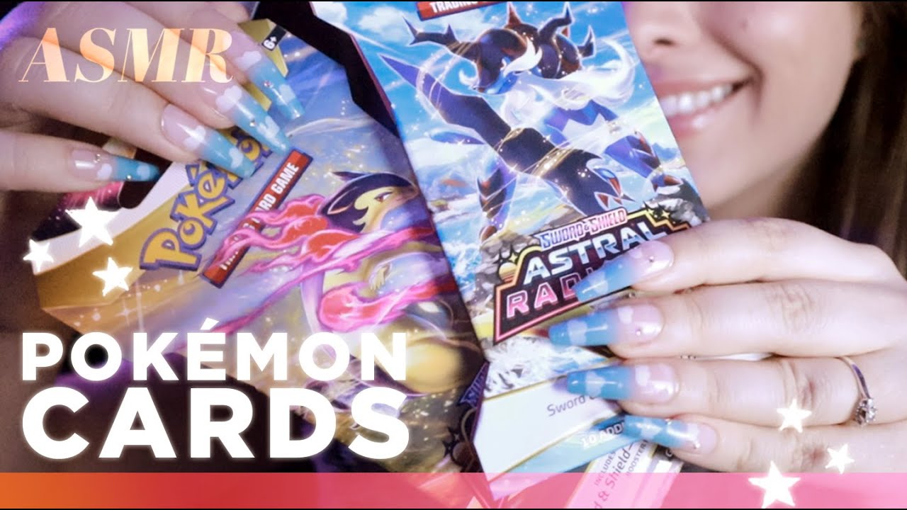 ASMR 🌌  Astral Radiance ⚔️ 🛡️ Pokémon Trading Card Game Booster Pack Opening! Cozy Whisper Ramble