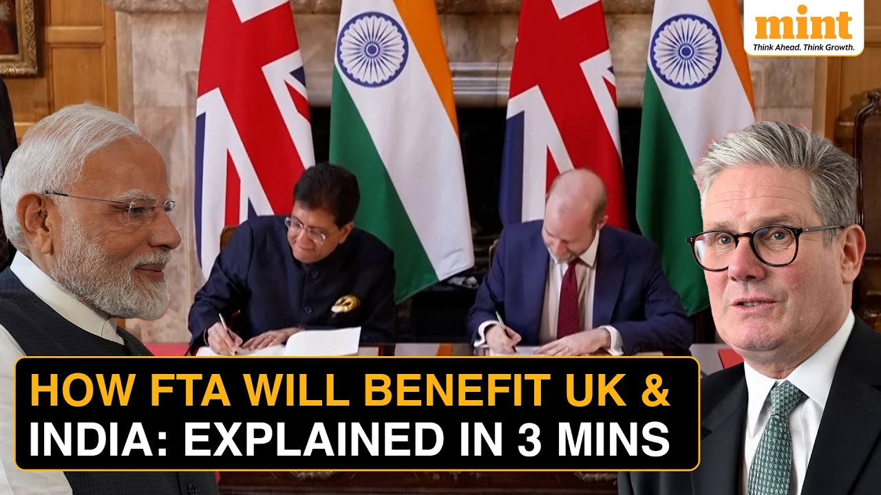India-UK Trade Deal In 3 Minutes: From Cars To Whiskey, Here's how News Delhi & London Will Benefit