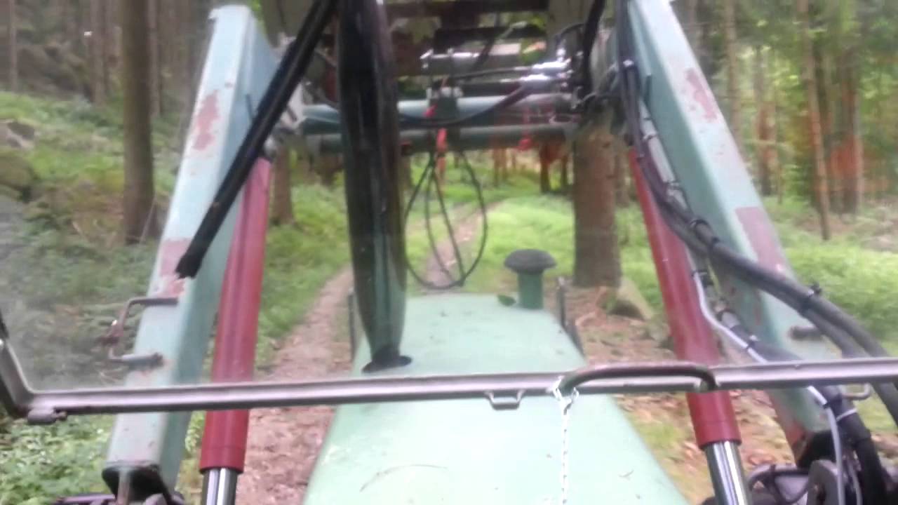 Holz Rücken mit Fendt 106