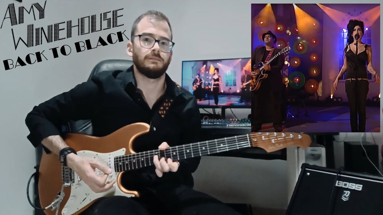Amy Winehouse - Back to Black Guitar Cover (Live at Other Voices version)