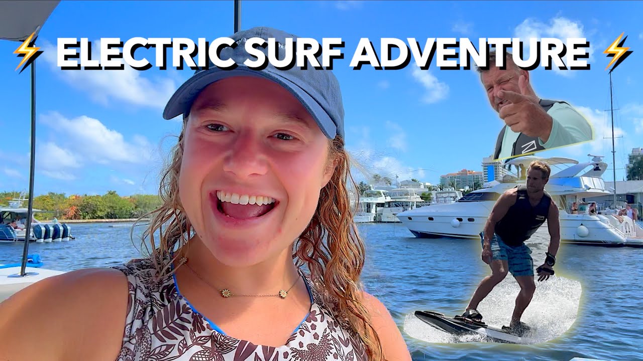 ⚡️ Electric Surf Board Adventure ⚡️