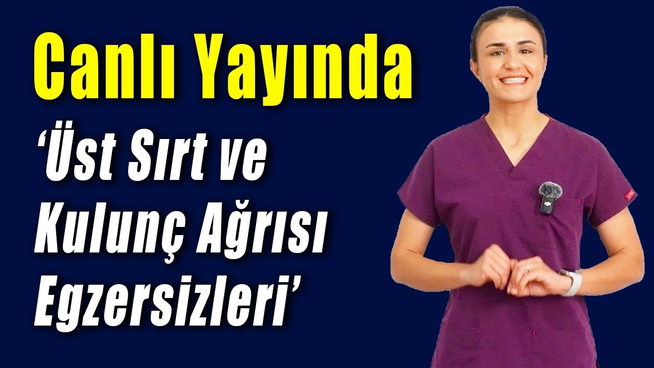 Canlı Yayında Kulunç ve Üst Sırt Ağrısı Egzersizleri #aktifizyo #fizyoterapist