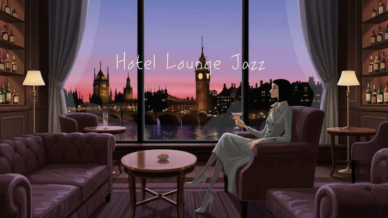 호텔 라운지에서 듣는 분위기 있는 재즈 Jazz in a Hotel Lounge｜ MoonGlow22