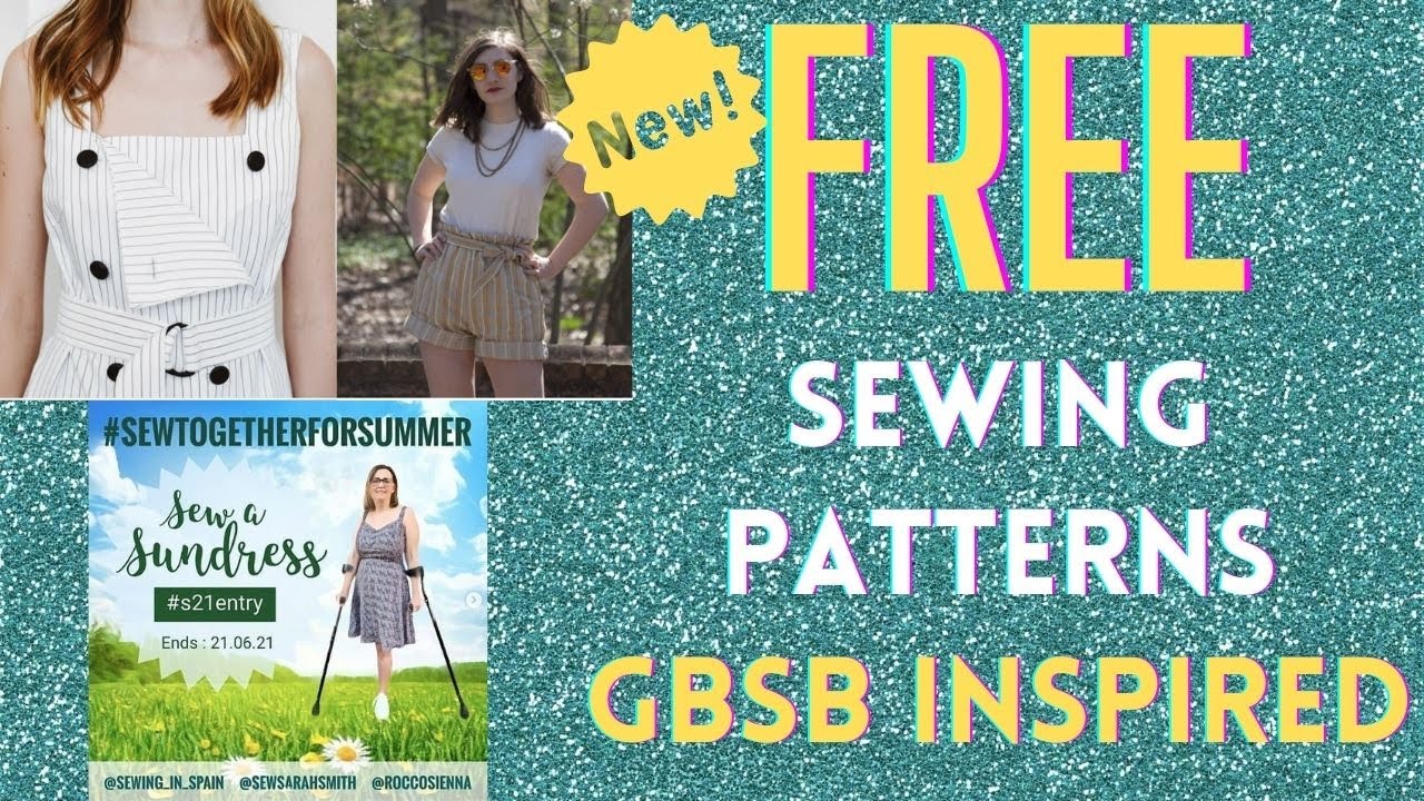 Great British Sewing Bee Inspired Free Patterns - Summer week