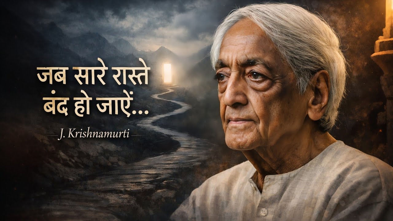 Lost, Confused, and Trapped? Jiddu Krishnamurti’s Answer Will Shock You