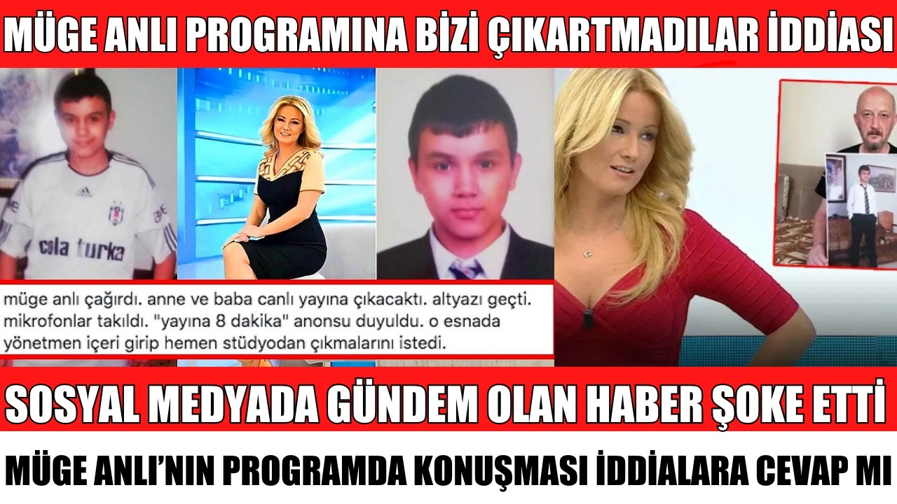 MÜGE ANLI'DAN PROGRAMDA  İNTERNETTE BENİ YAYINA ÇIKARTMADILAR İDDİASINA CEVAP GELDİ ŞOK ANLAR