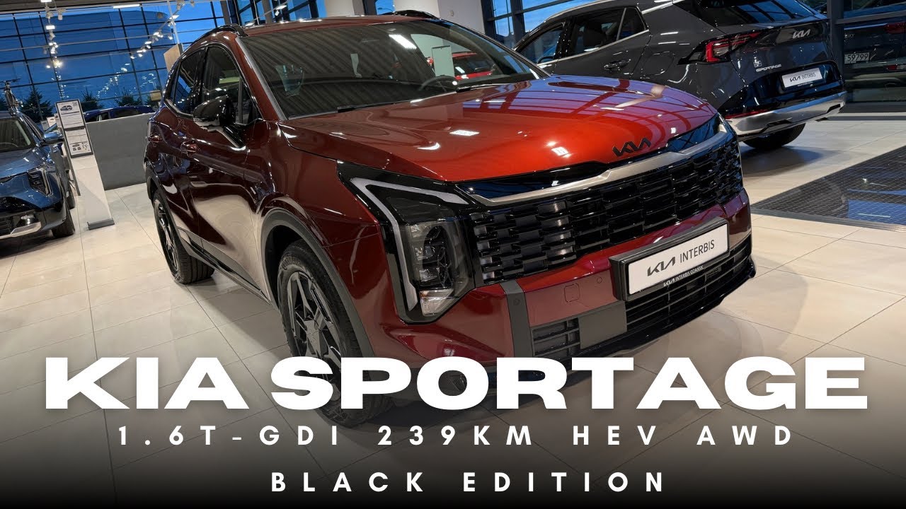2027 Kia Sportage [1.6 T-GDI 239KM 6AT AWD HEV] Black Edition | Magma Red | Prezentacja 4K (PL/ENG)