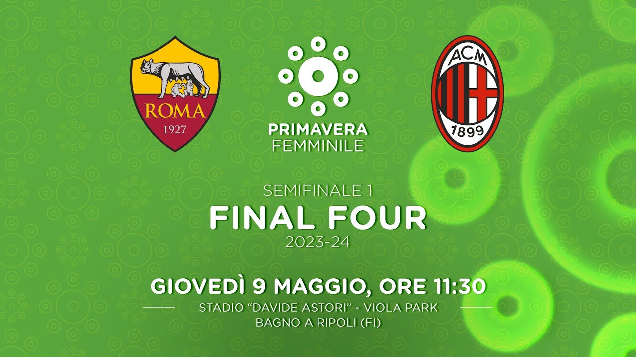 Roma-Milan - Final Four Campionato Primavera Femminile - Semifinale 1