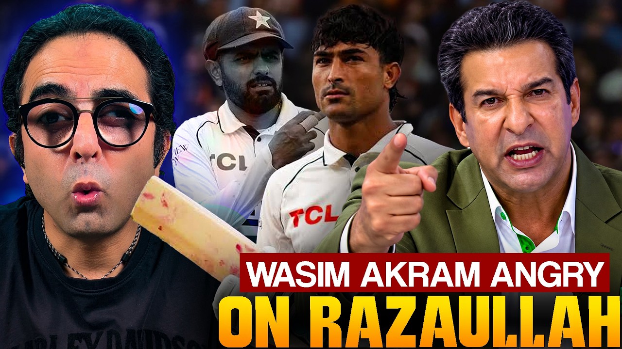 Wasim Akram Trolled After Harsh Comments on Babar Azam & Razaullah! 😳 Fans Hit Back on Social Media