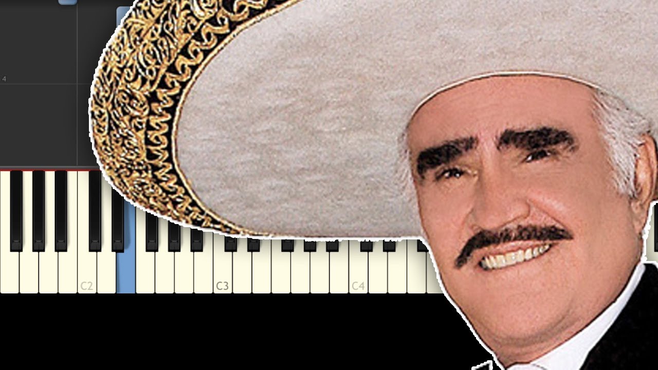 Estos Celos / Vicente Fernández / Piano Tutorial