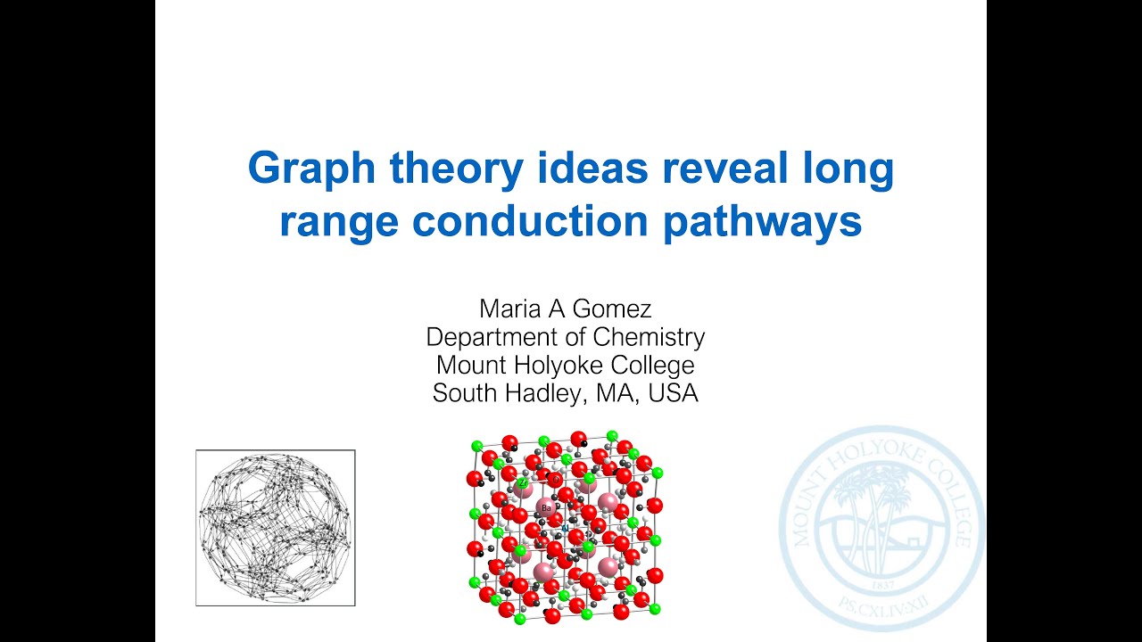 HEDS Seminar Series | Graph theory ideas reveal long range conduction pathways by Maria Gomez