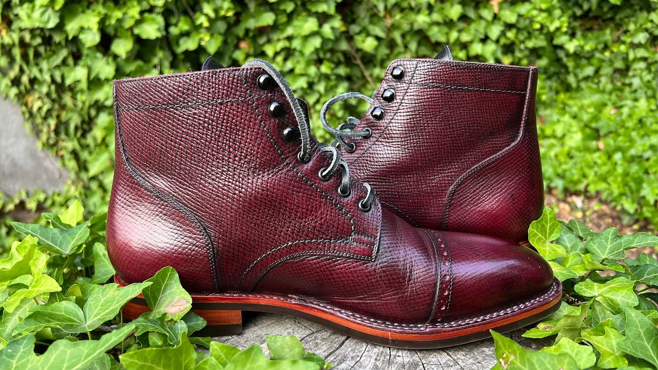 BLKBRD LUCHADOR Boots in Horween Pioneer Reindeer!!!