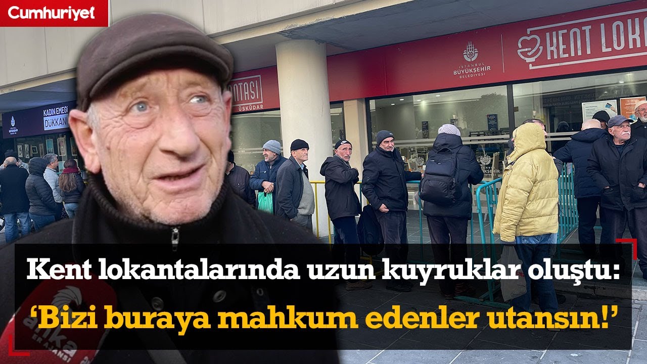 İlk iftarda kent lokantalarında uzun kuyruklar oluştu: ‘Bizi buraya mahkum edenler utansın!’