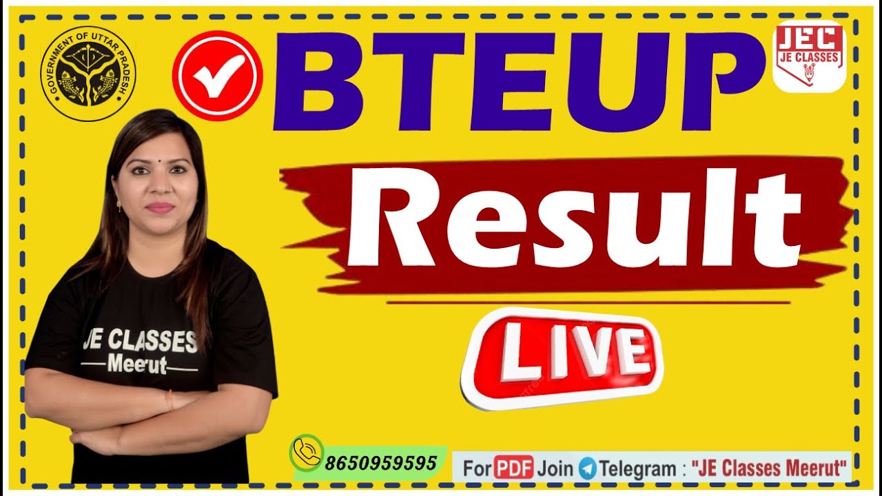 🔥Live BTEUP RESULT-2025 Check || रिजल्ट आ गया || ‪Polytechnic Semester Result 2025 Update 🔥