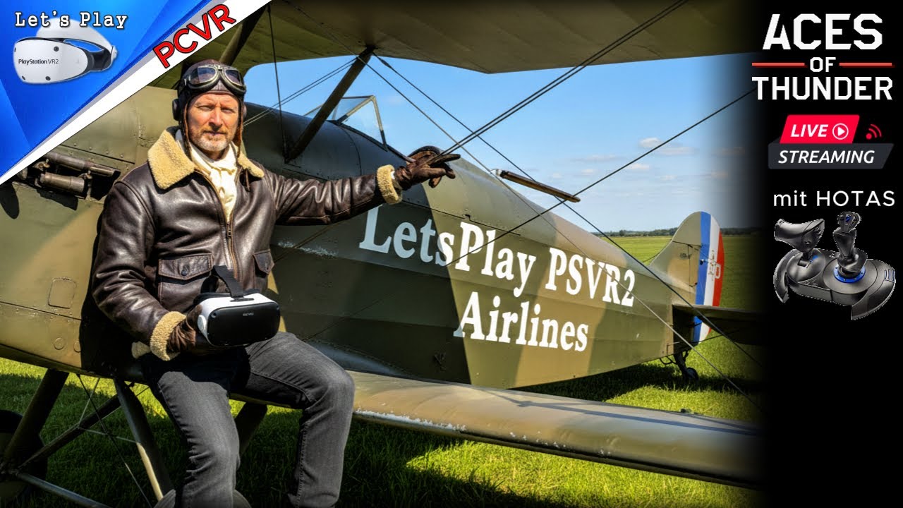 ACES OF THUNDER WW-1 online Battle : deutsch : PCVR : Live