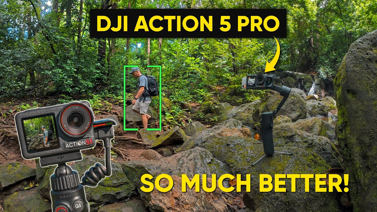 DJI Action 5 Pro, но с недорогим ИИ-стабилизатором / Огромные улучшения!