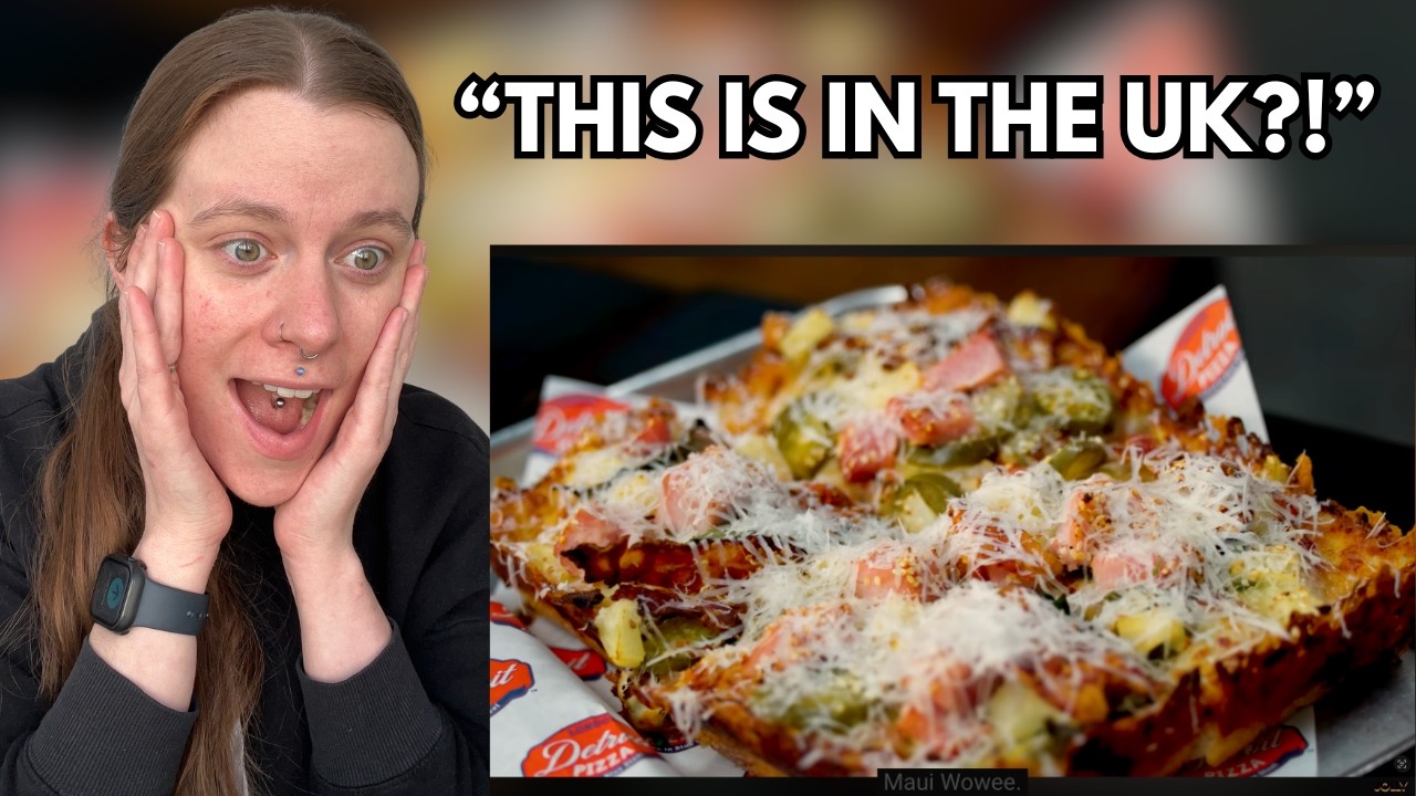 Three Brits Take on Detroit Style Pizza... And They Loved It