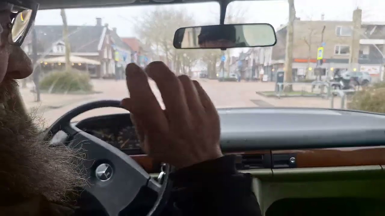 W126 life. Warm up drive.(Asmr cruising)
