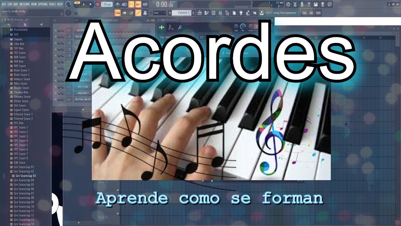 🎹 Como hacer ACORDES en las escalas (fácil) - Teoría musical Fl studio 20 🎹