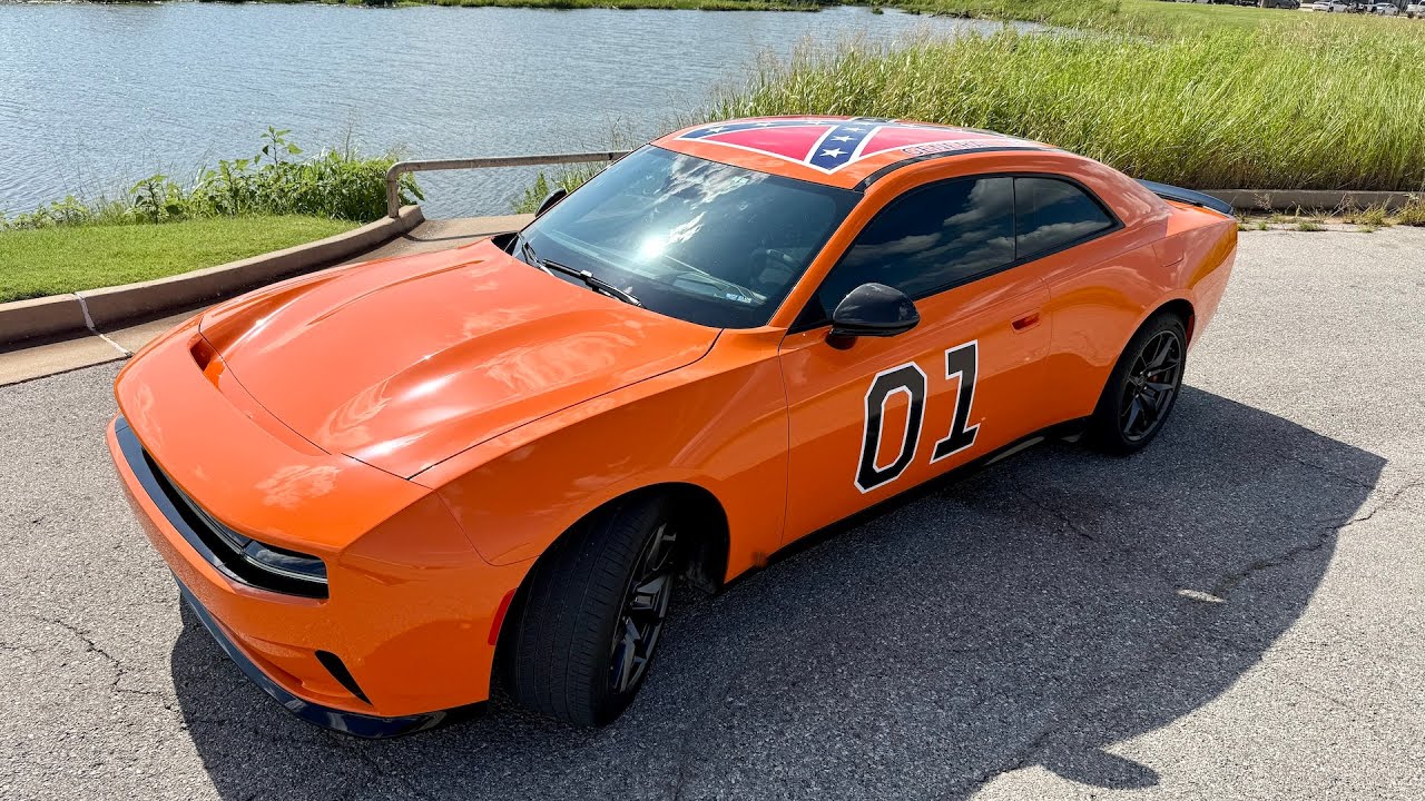 I Recreated the Dukes of Hazzard General Lee with an Electric Dodge Charger