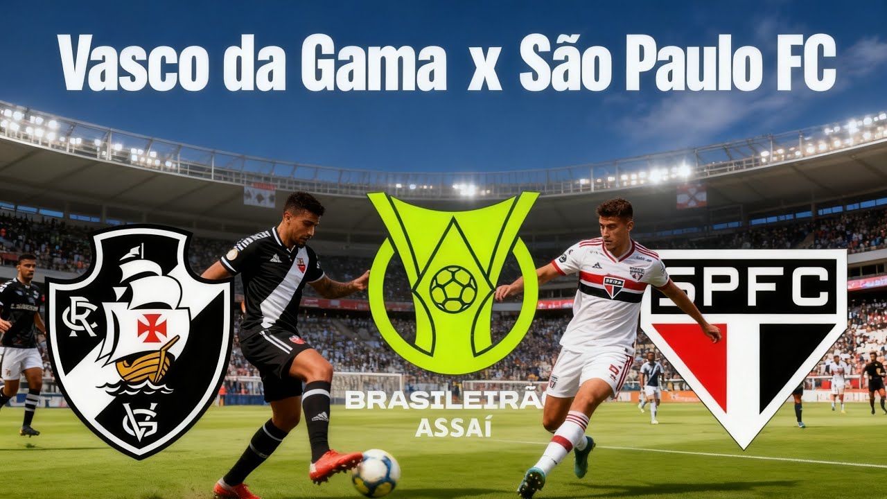 VASCO X SÃO PAULO - PARTIDA DE VALOR!🔥 DOIS GIGANTES NA ARENA! O time da Colina encara o Tricolor 