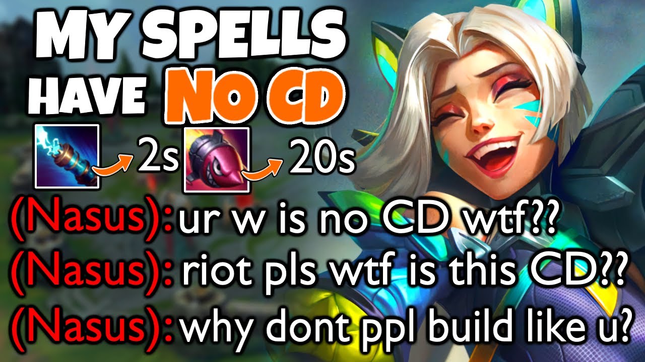 This FULL LETHALITY JINX build has 1000 DAMAGE ZAPS on NO COOLDOWN... Get hit by one and it's over.
