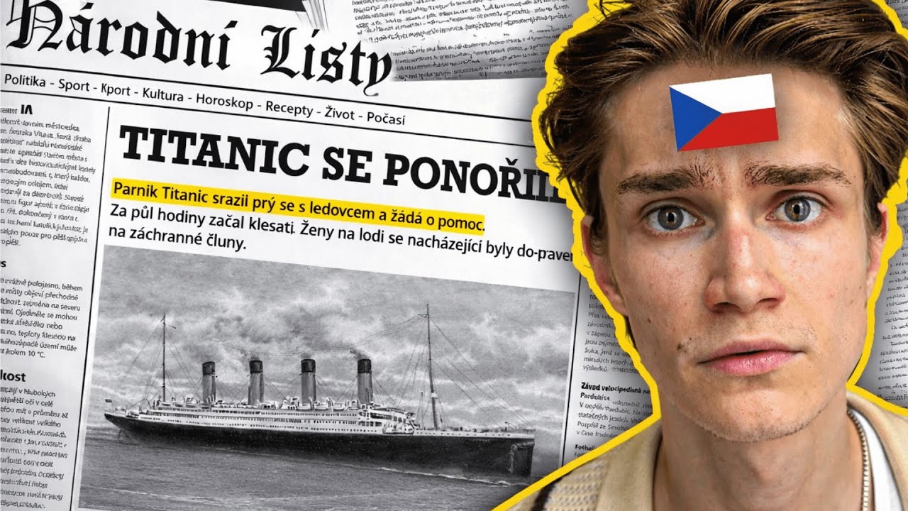 Jak ČESKO Prožívalo Potopení TITANICU? - Novinové zprávy a reakce
