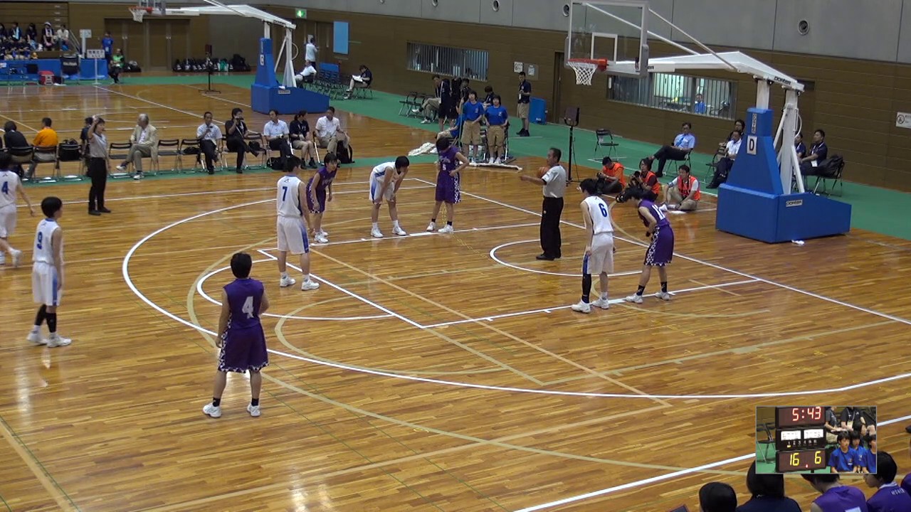 2017年 バスケットボール女子 １回戦 桜花学園（愛知）×鹿児島市立鹿児島女子（鹿児島）