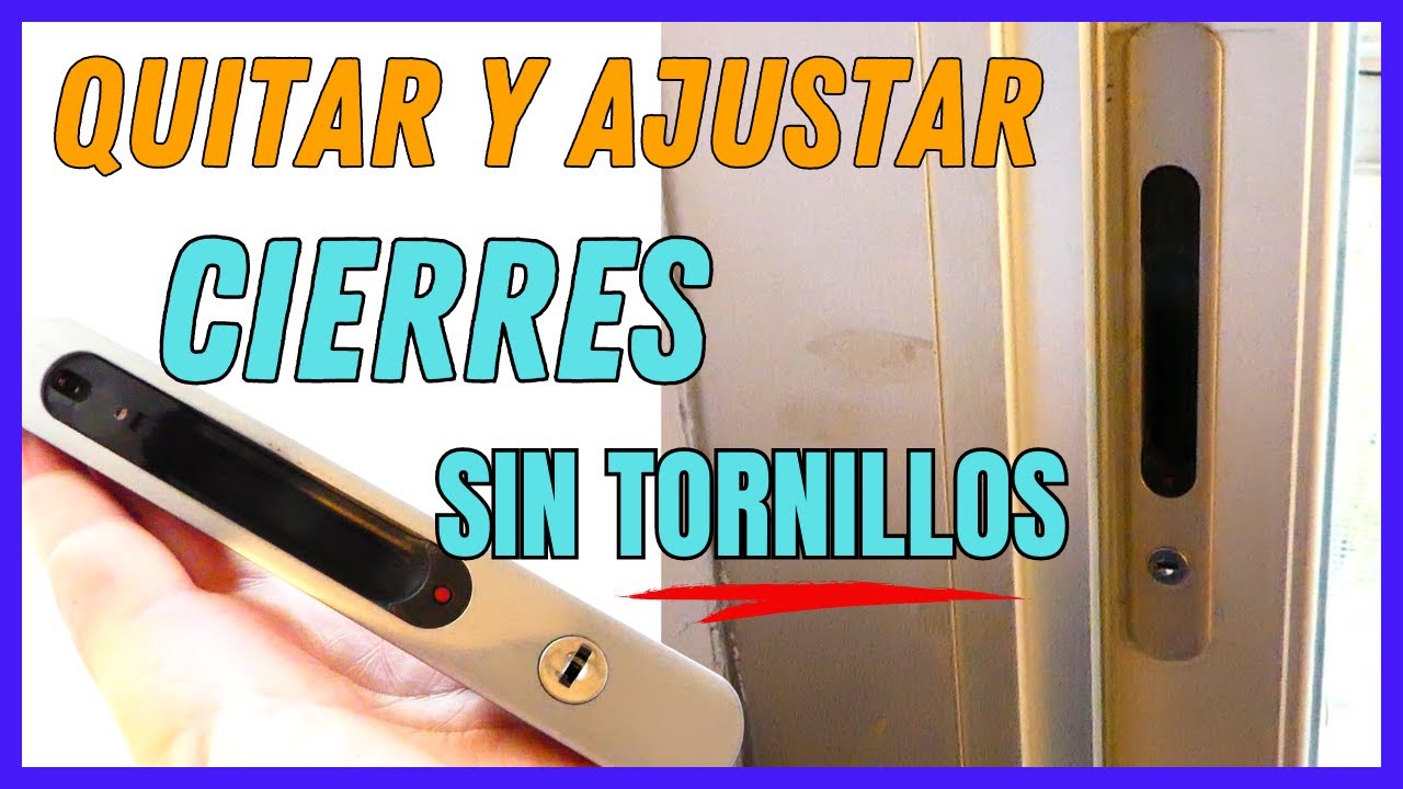 👨‍🔧Cambiar CIERRES Corredera  Cierres sin tornillo