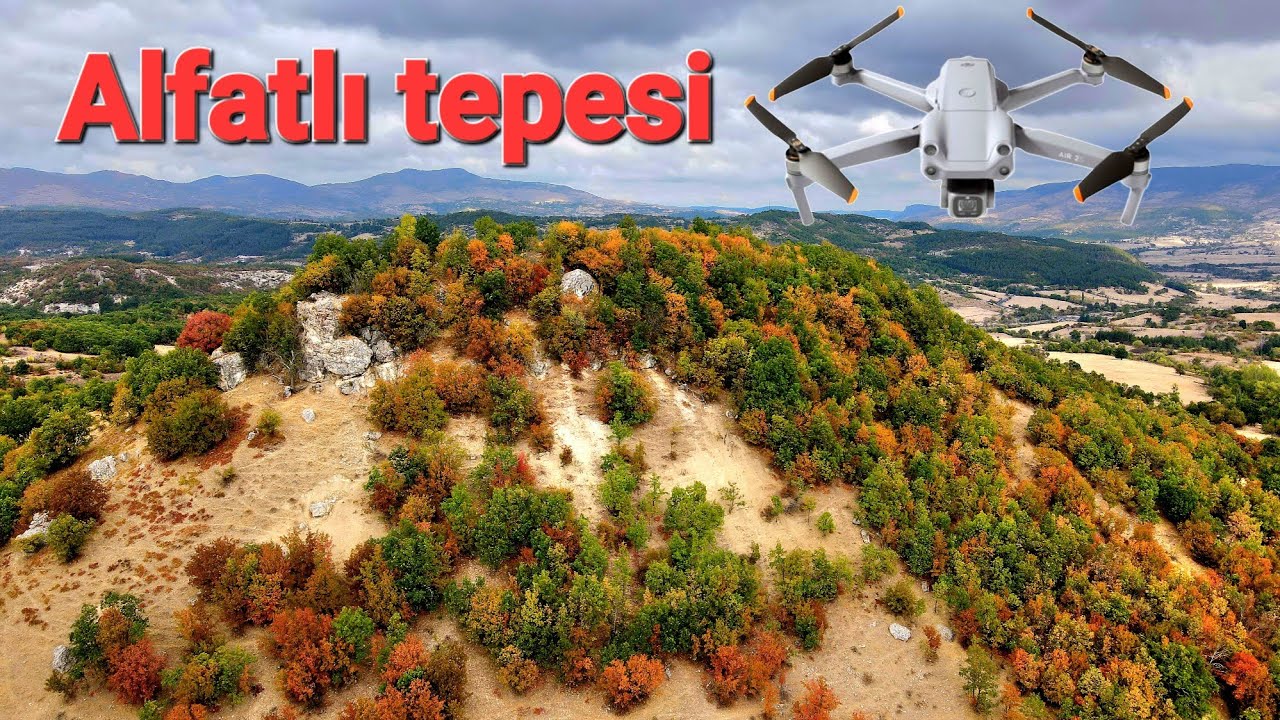 Alfatlı tepesinde sonbahar renkleri