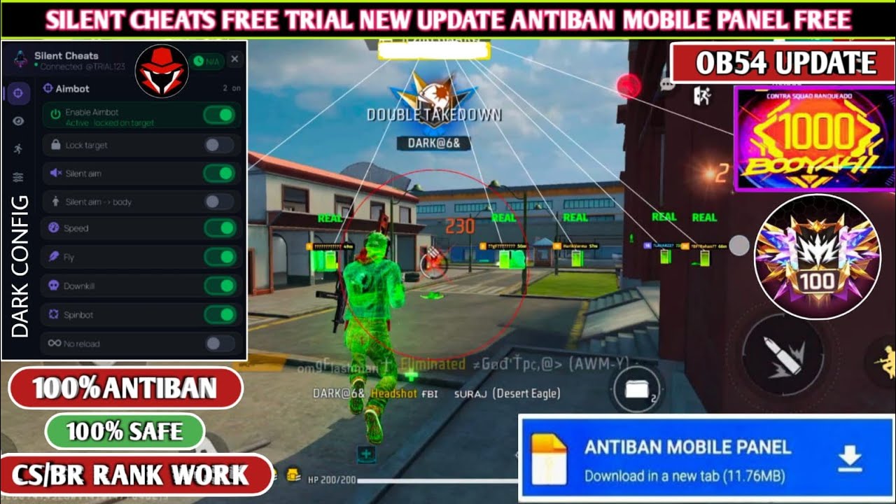 OB54 Free Fire Panel Mobile 🔥 FF Antiban Panel | Free Fire Hack New 💯 FF Injector 2026 | FF Panel